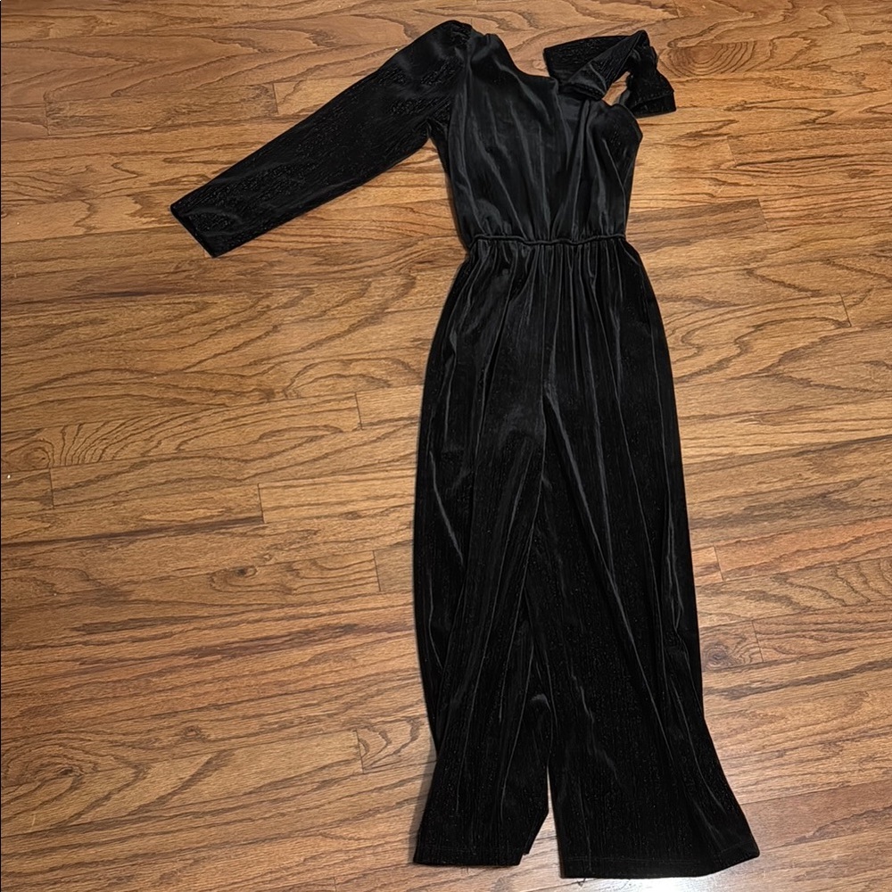 Zara One Shoulder Black Dress